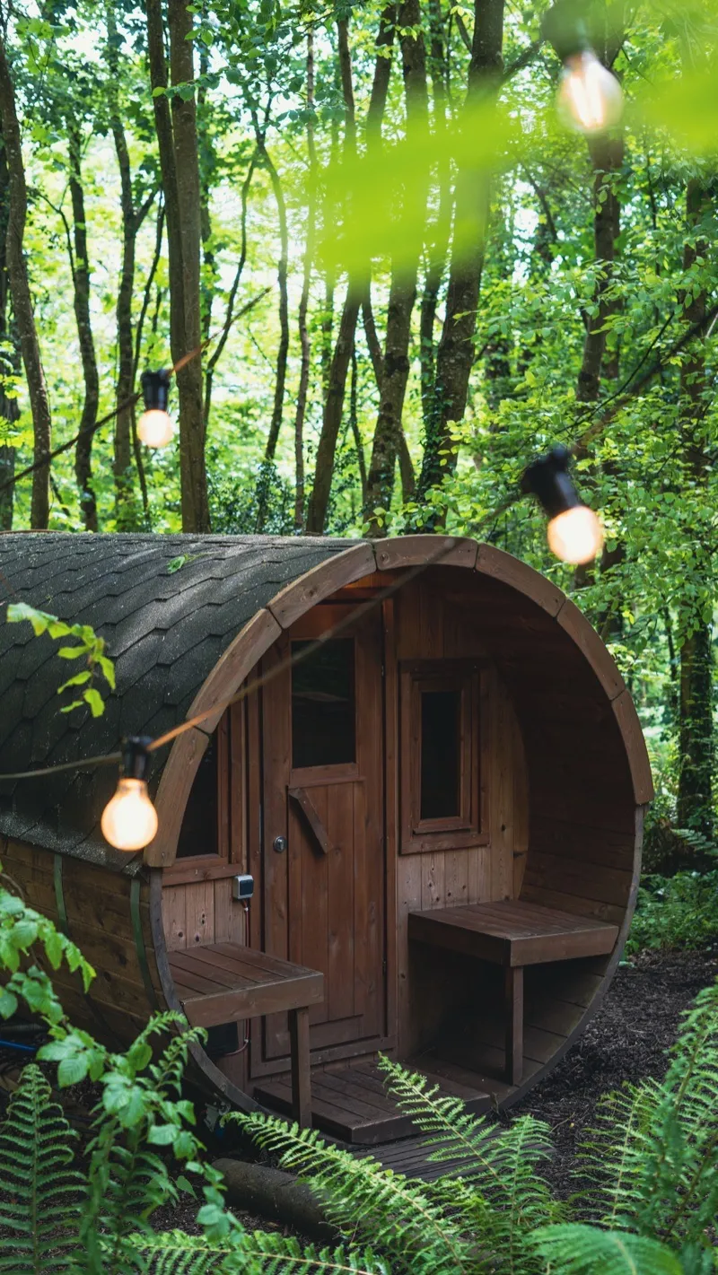 Amenity space with curated interior styling